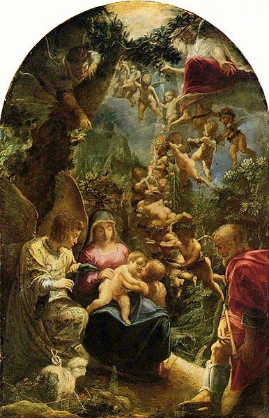 Holy Family with St John the Baptist,
